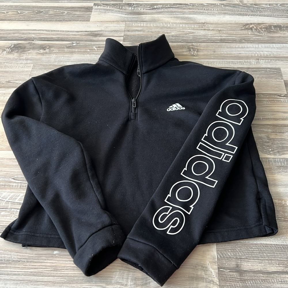 Adidas Women’s, Long-sleeve, Graphic, Sweatshirt.